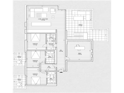 Vanzare Penthouse Pipera, Ambiance residence, 390mp, 2 locuri parcare