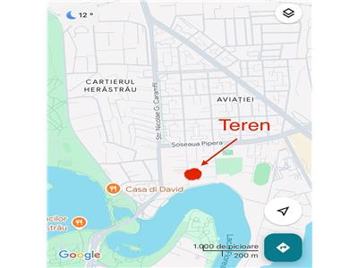 Vanzare teren Aviatiei, zona Caramfil, 2165 mp, pretabil proiect imobiliar