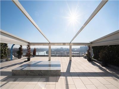 Vanzare penthouse, Floreasca, 6 camere, 3 bai, 473mp, terasa 165mp