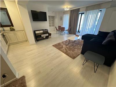 Inchiriere apartament 2 camere, 75mp, 2 bai, bloc 2015, parcare